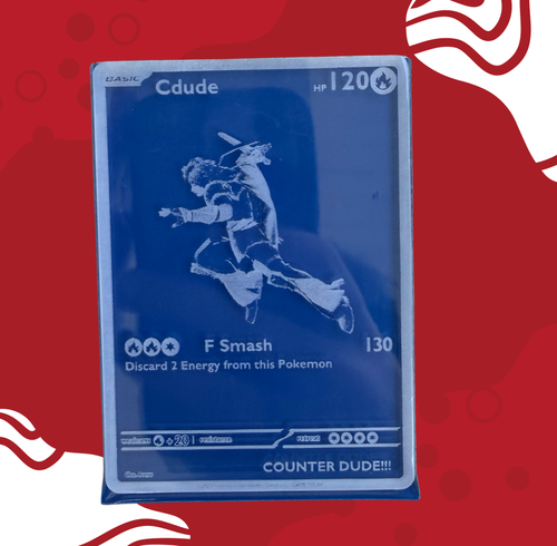 Custom Engraved Card